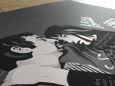 Gainsbourg tribute screenprint