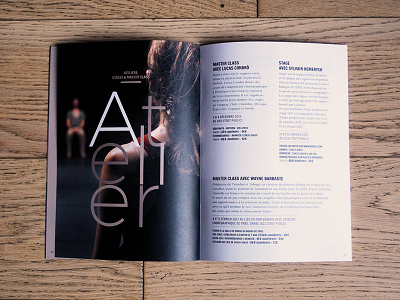 contemporary dance company book dance identity typography