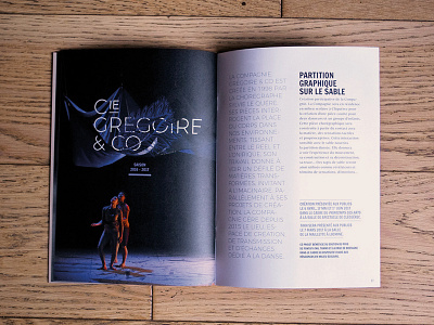 contemporary dance company book dance identity photography typography