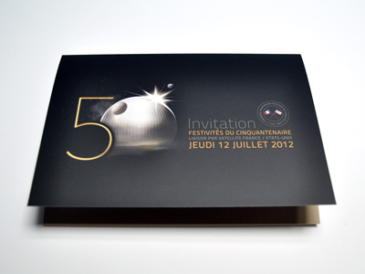 Telecom 50 years invit offset print