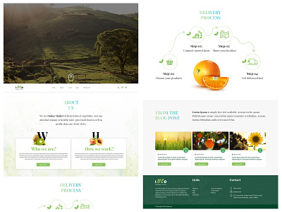 Organic Farm Website Design