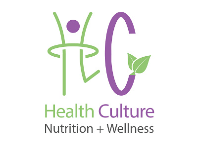 Health Culture :- Nutrition + Wellness Logo