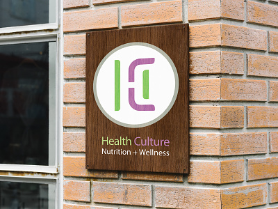 Health Culture :- Nutrition + Wellness Logo V2
