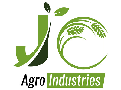 JC Agro Industries Logo agriculture agro branding design farmers green illustration industries logo logodesign vector