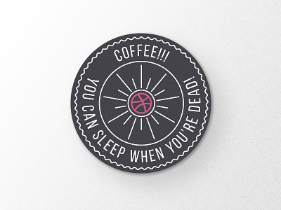 Coaster for designer coaster coffee dribbble