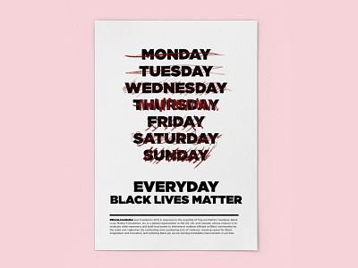 Black Lives Matter everyday black lives matter blacklivesmatter blm branding design latinx poster typography vector