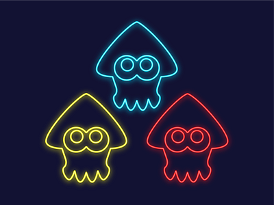 Glowing Squid｜Splatoon