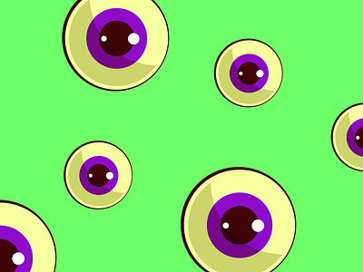 Eyes daily design pattern vector