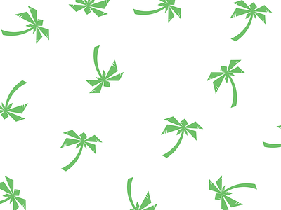 Kush Fronds daily design fronds green palm pattern