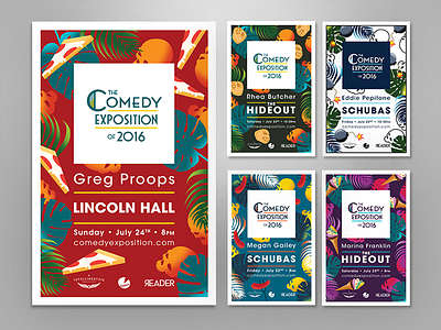 The Comedy Exposition of 2016 Posters