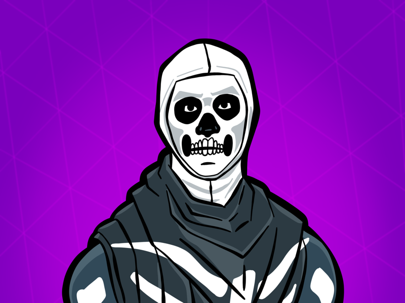 skull trooper - fortnite characters png skull trooper