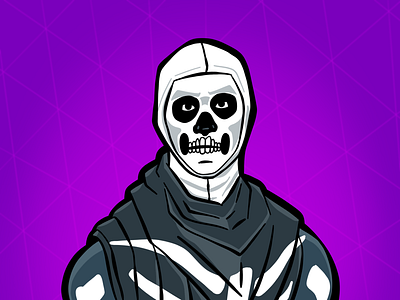 Skull Trooper character fortnite skeleton skull skull trooper video games