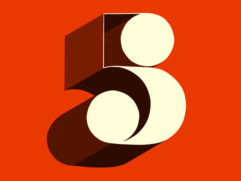 Roasty Number 5 by Brad VandenBerg on Dribbble