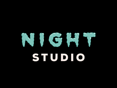 Night Studio: Thrillers and Chillers branding chicago design gross illustration lettering logo nightstudio slime type typography
