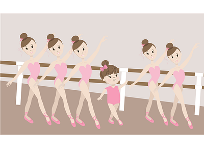 Ballet design illustration vector