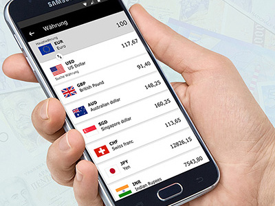 Currency exchange app