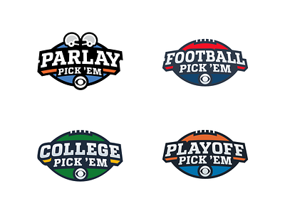 New Parlay Pick' Em Logo by CBS SPORTS on Dribbble