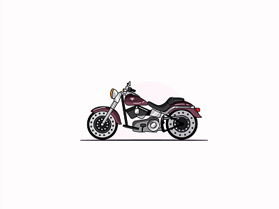 Harley Davidson bike design harley harley davidson illustration motorbike vector zlatan