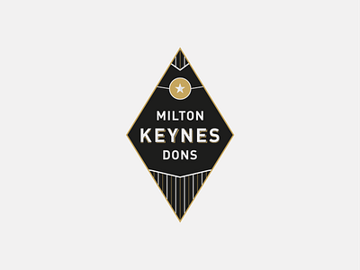 Mk Dons Crest Concept crest emblem football logo lower league mk dons rebrand