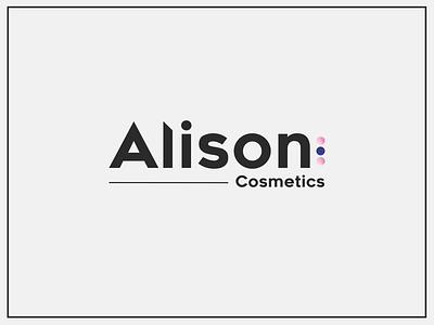 Alison Cosmetics Logo - Logo Core 30 Logo Challenge alison cosmetics branding clean emblem logo minimalism minimalistic