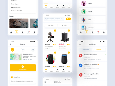 E-commerce Mobile UI Design