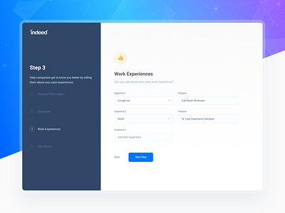 Hiring Platform - Multi Step Form by Berktug Mutlu on Dribbble