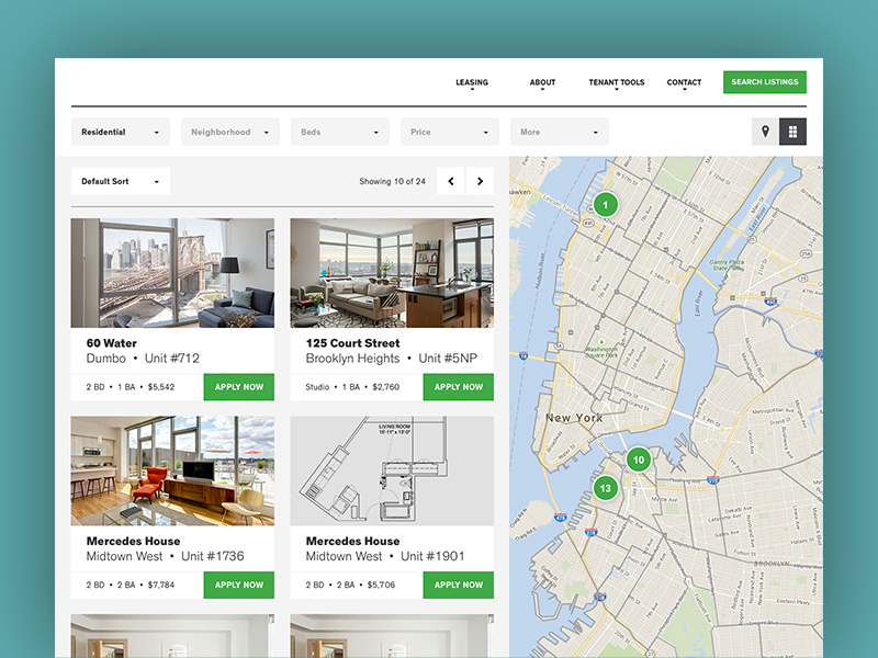 Real Estate Search Simplification by Hungry on Dribbble
