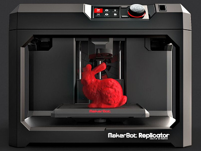 Thingiverse: The Revolutionary Case of the MakerBot 3d black design logo online perspective print red ui ux website