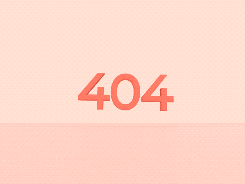 Oops! 404 3d 3d animation 3d art 404 blender design error explosion particule web