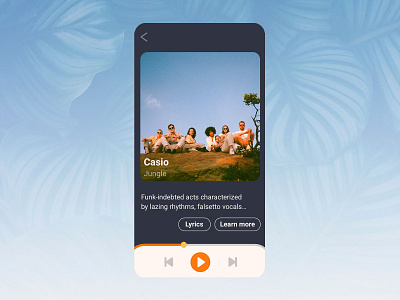 Music Player – Daily UI 009