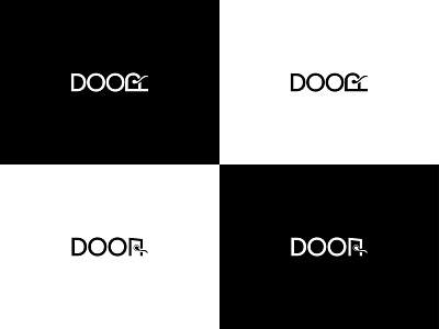 Door wordmarks/logotypes Logo brand branding door door logo door wordmark logo doorwordmarks graphic design logo