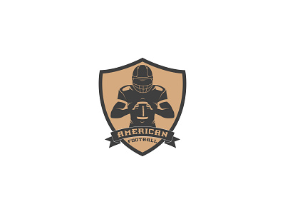 American Football Mascot Logo adobe illustrator american football logo american football mascot logo brand branding combination mark logo design graphic design illustration logo logo design mascot logo