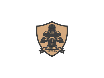 American Football Mascot Logo