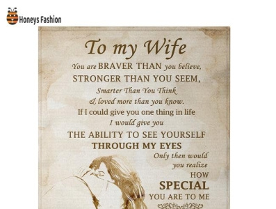 To My Wife You Are My Sunshine Blanket graphic design motion graphics