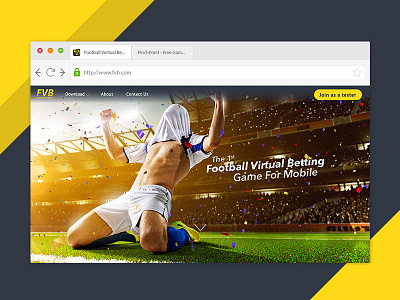 FVB Website - UI Design football soccer ui user interface website