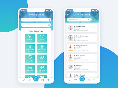 Olive Clinic - Patients App clinic doctor app hospital medical mobile patients ui ui ux