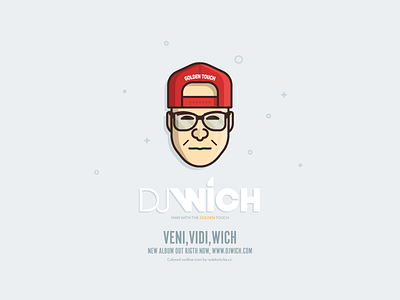DJ Wich icon dj filled human icon illustration man music outline