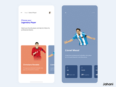 Football 2 activity app design football idea jahani minimal onboarding sport ui walkthrough
