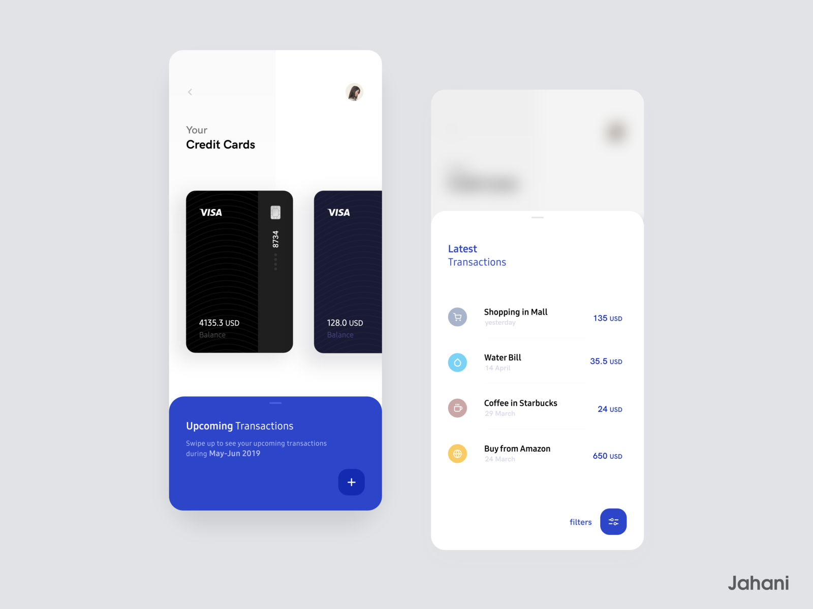 Wallet App by Em on Dribbble