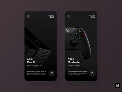 Xbox Store app design ecommerce em idea minimal product store ui