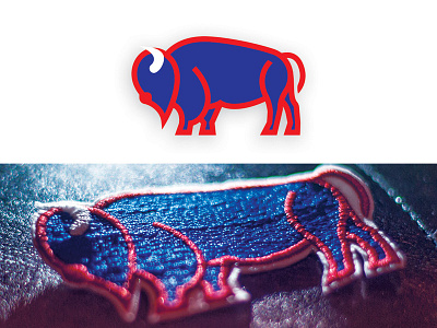 Buffalo Design buffalo buffalo ny digitized illustrator logo