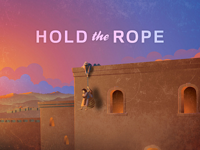 Hold the Rope church design church logo missionary