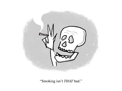 Smoking doodle cigarette skull smoke smoking