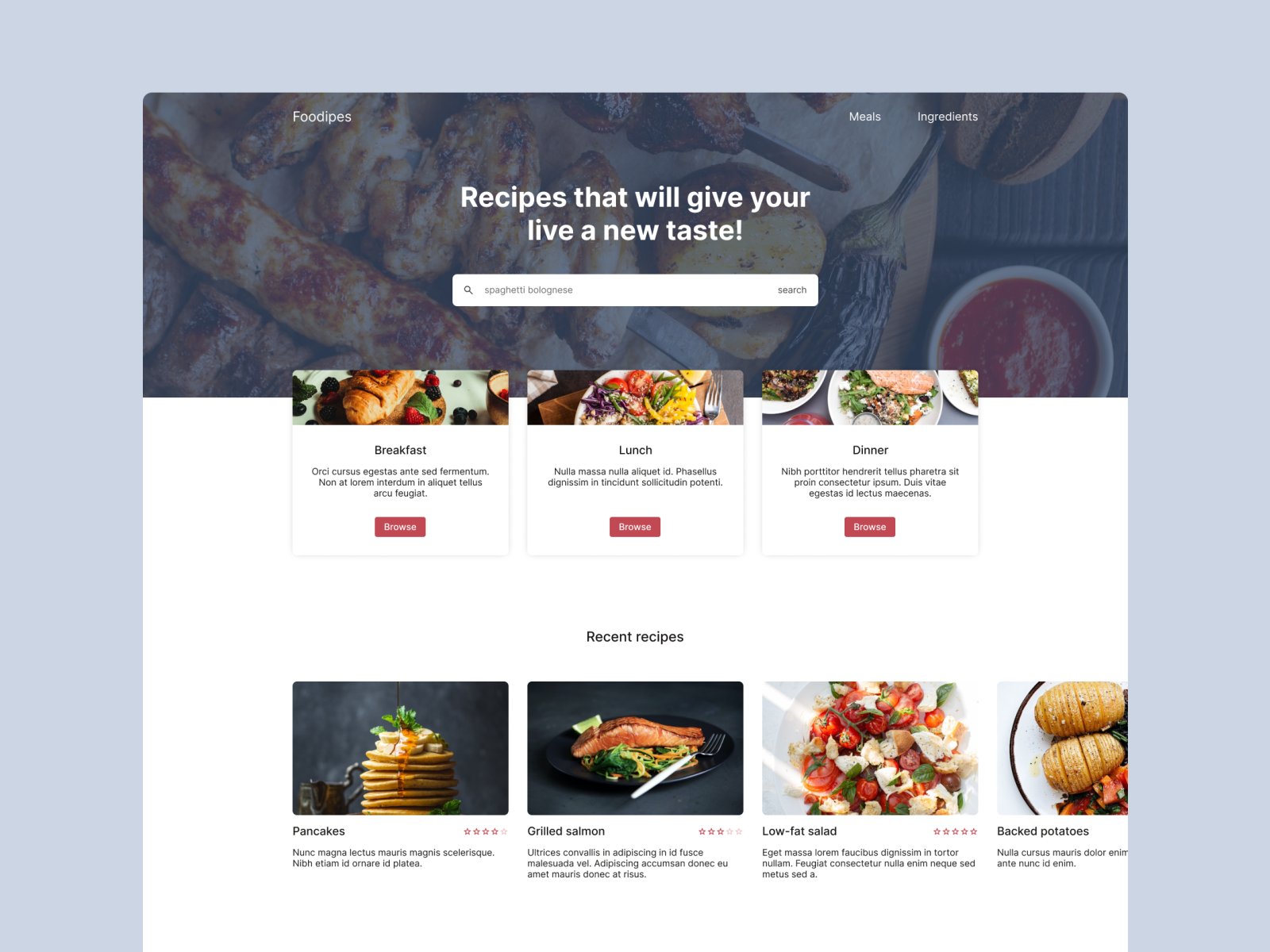 Foodipes by Konrad Kowalik on Dribbble