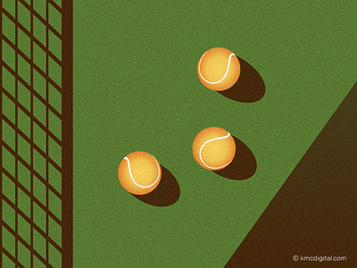 Tennis Balls 2d illustration sport tennis tennis ball vector