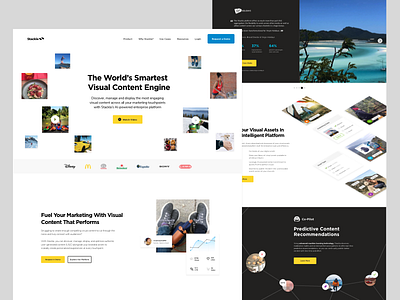 Stackla.com - Homepage by Samantha Havas on Dribbble