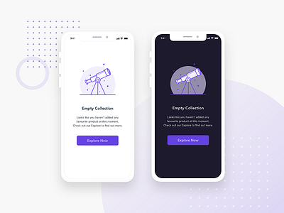 Empty state | Daily UI app illustration ui