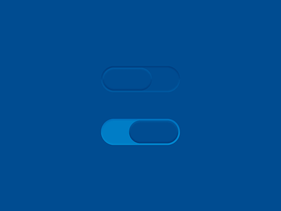 Simple Blue UI Slider