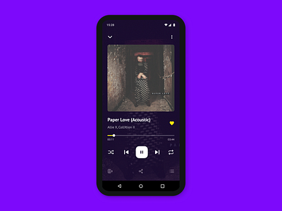 Daily UI, Tribo #01 • Music Player app design mobile musicplayer player ui