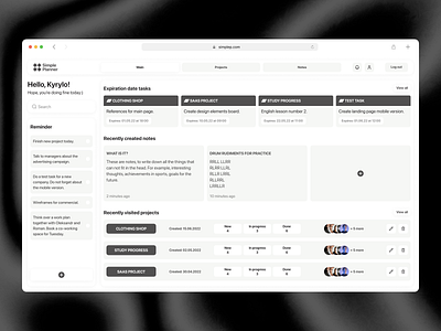 Planner prototype app design graphic design logo typography ui ux